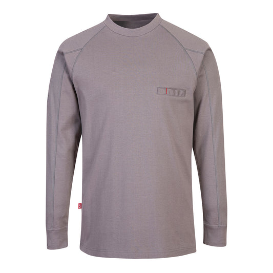 Portwest FR Antistatic Crew Neck T (Grijs)