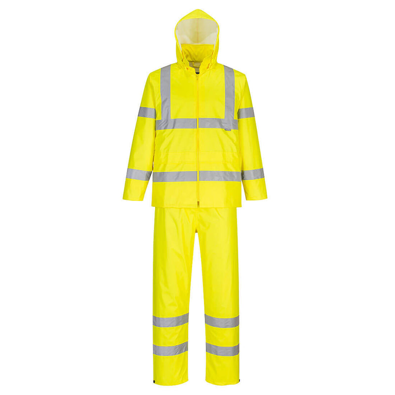 Portwest Hi-Vis Packaway Rain Suit (Geel)