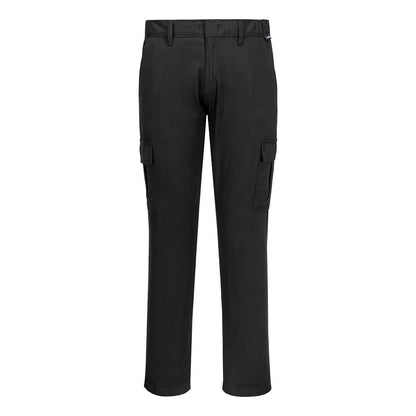 Portwest Stretch Combat Trousers (Zwart)