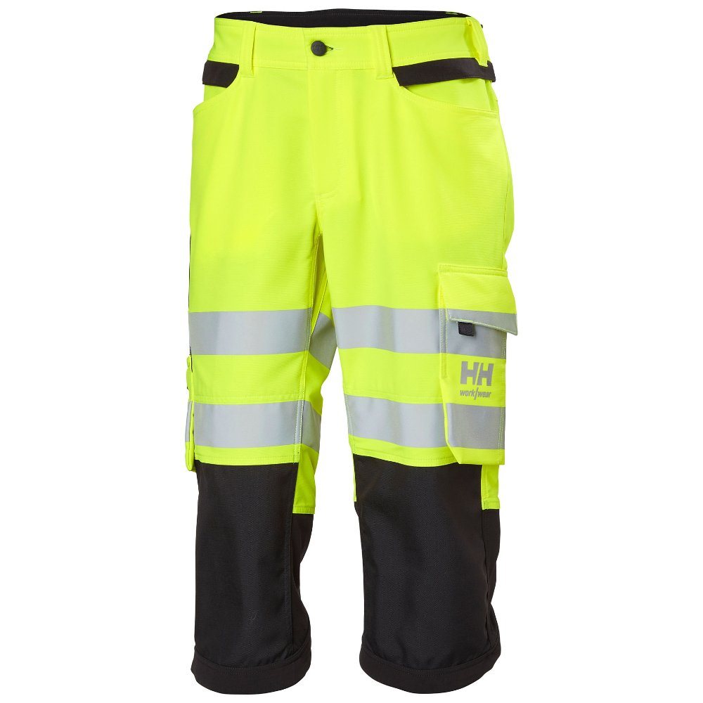 helly-hansen-alna-4x-cnct-driekwartbroek-77437-en471-geel-charcoal
