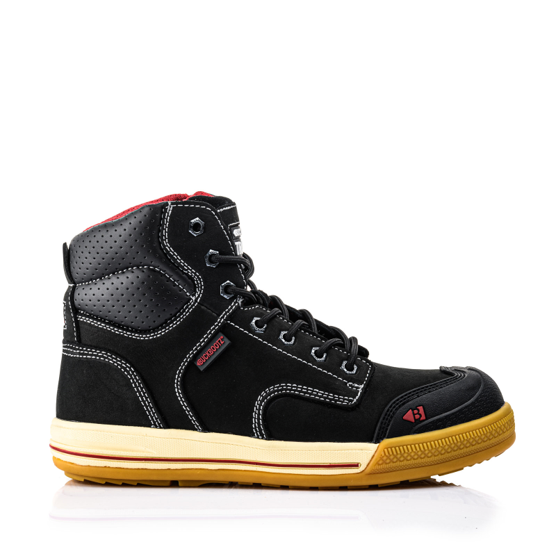 BuckBootz Largobay Sneaker Hoog Eazy S3 (Zwart)
