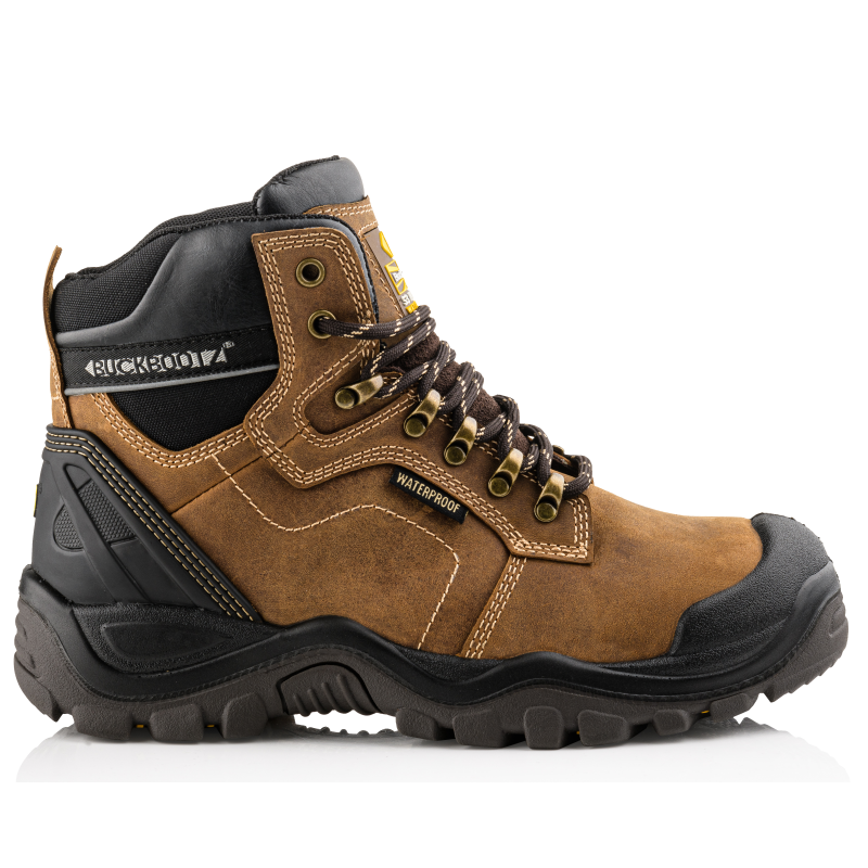 BuckBootz Werkschoen BSH009 Mid S3 (Bruin BSH009BR)