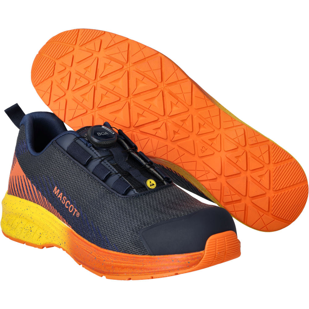 Mascot Footwear Customized Werksneakers BOA-Fit S1PS ESD F1601 (Navy/Oranje)