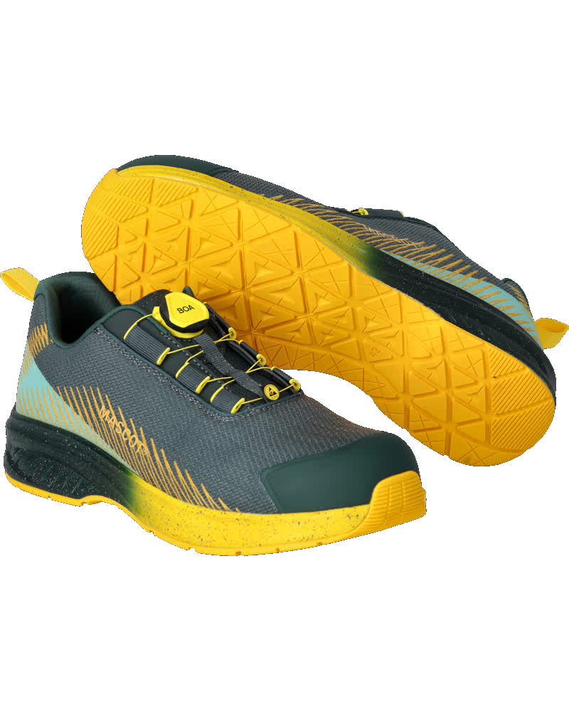 Mascot Footwear Customized Werksneakers BOA-Fit Dames S1PS ESD F1601 (Groen/Geel)