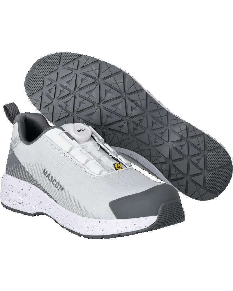 Mascot Footwear Customized Werksneakers BOA-Fit Dames S1PS ESD F1601 (Wit/Grijs)