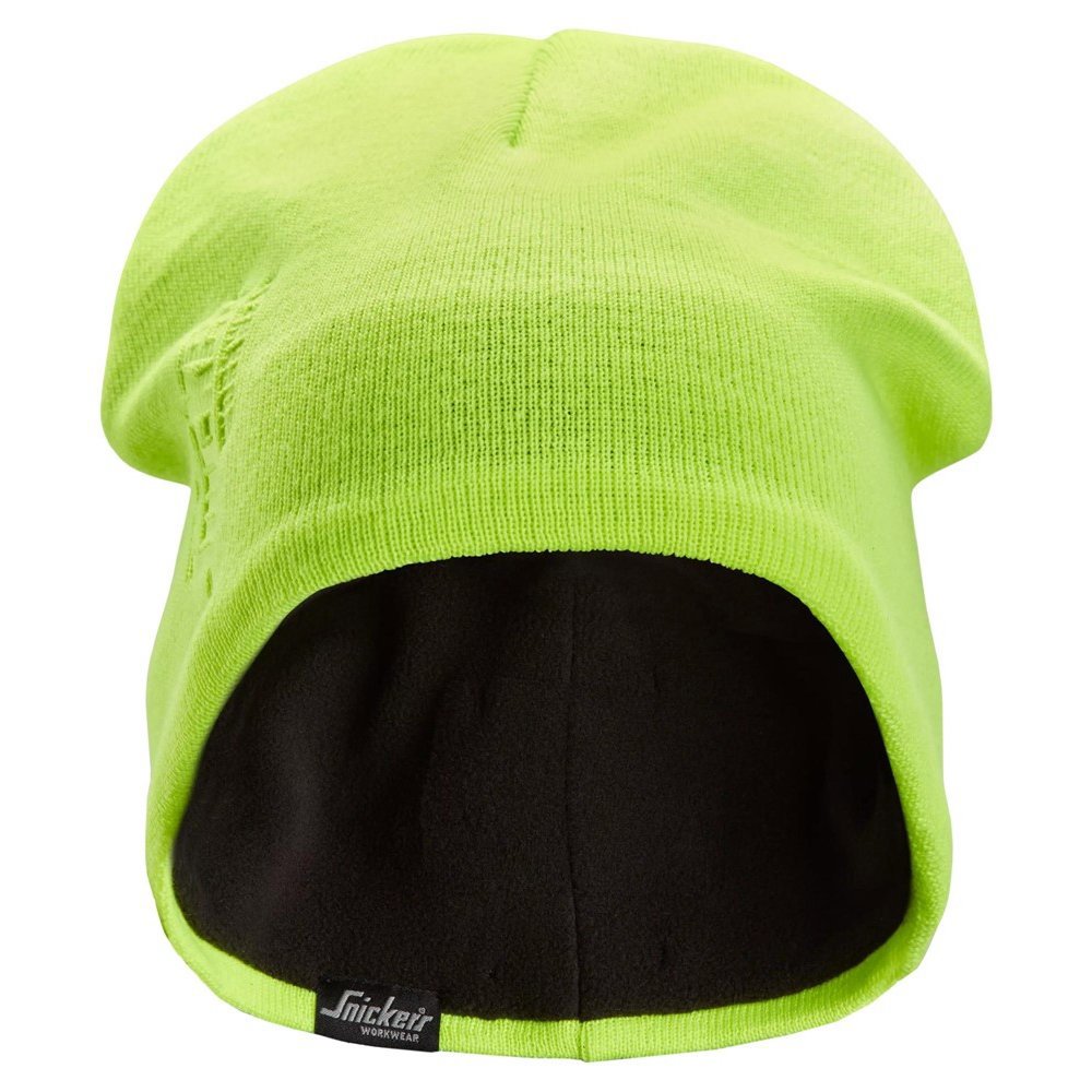 snickers-winddichte-beanie-geel