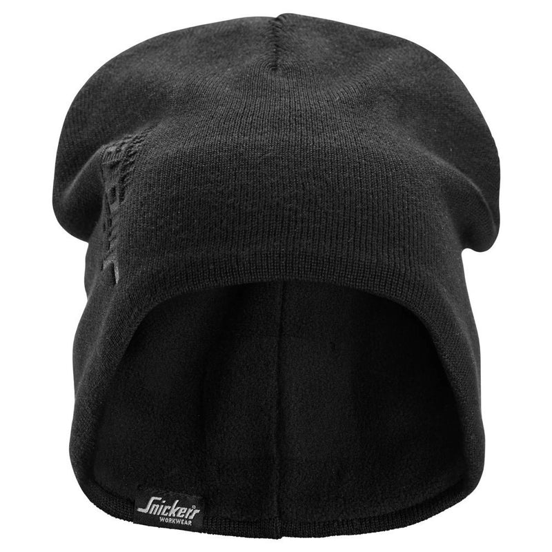 snickers-winddichte-beanie-zwart
