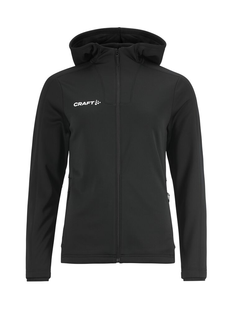 Craft Evolve 2.0 Brushed Hood Jacket Dames 1916042 (Zwart)