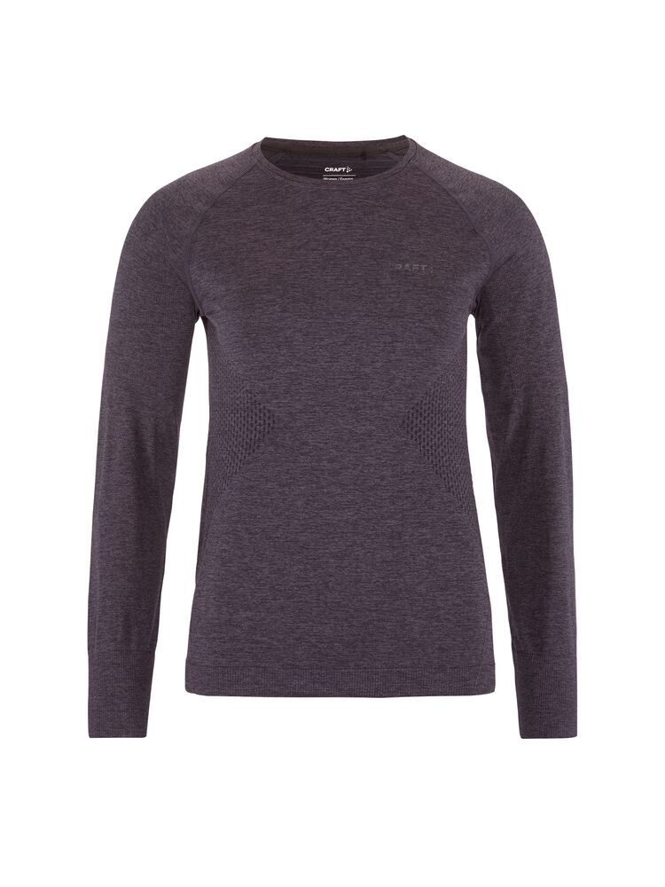 Craft Core Dry Active Comfort Ls Wmn 1911168 (Donker Pruim)