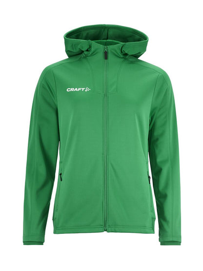 Craft Evolve 2.0 Brushed Hood Jacket Dames 1916042 (Team Green)