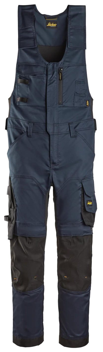 Snickers Allroundworkstretch Bodybroek (Navy/Zwart)