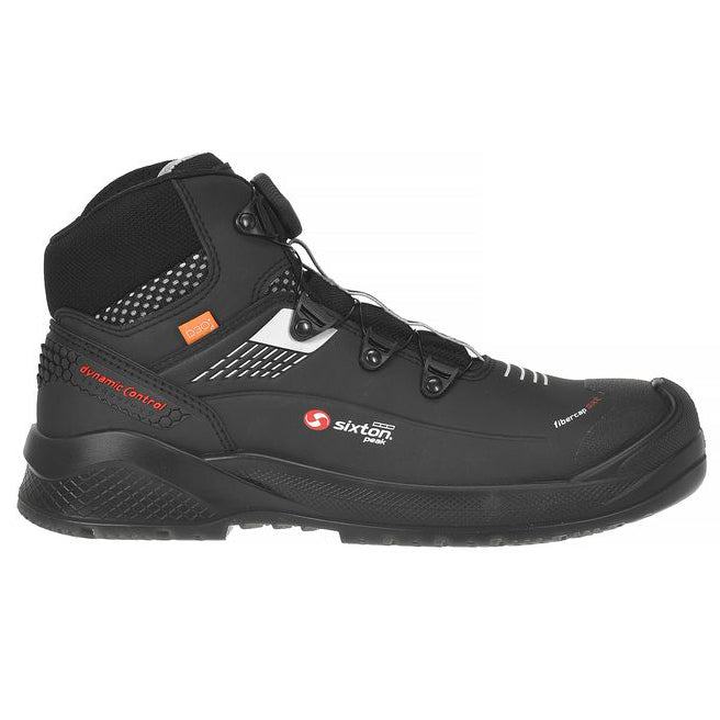Sixton Muscle BOA Hoog 43488-01 S3 (Zwart/Grijs)