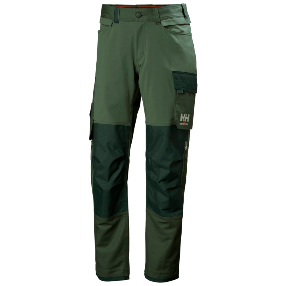 helly-hansen-oxford-4x-stretch-connect-werkbroek-77395-bosgroen