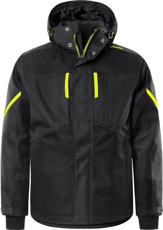 Fristads Airtech winterjack (Zwart/High-Vis Geel)