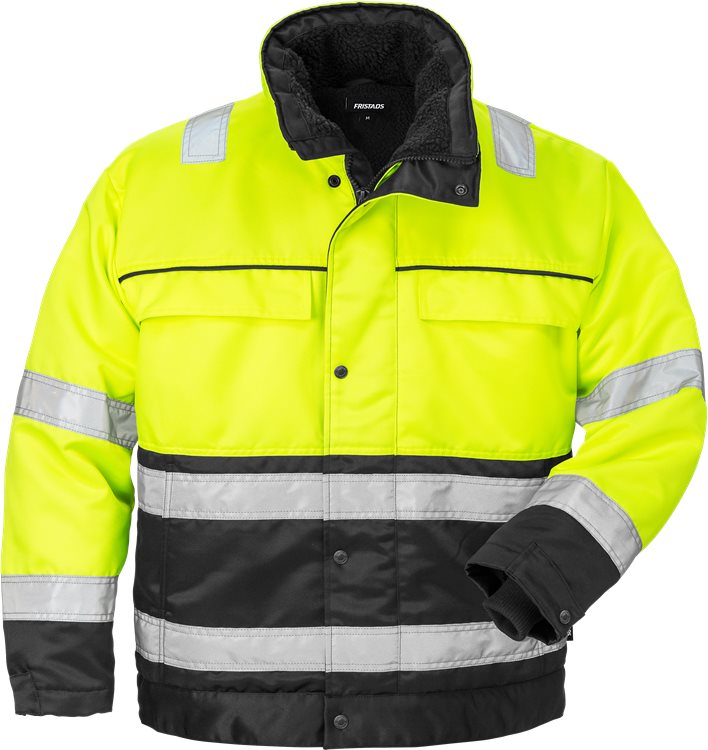 Fristads High vis winterjack CL.3 444 PP (Geel/Zwart)