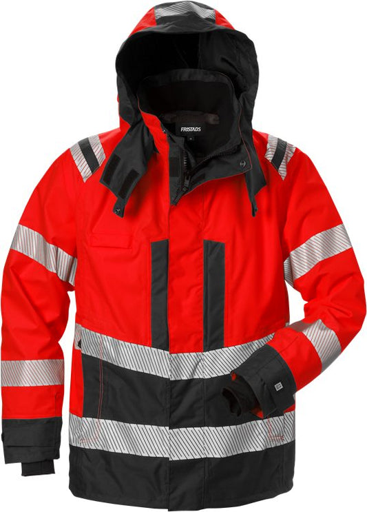 Fristads High Vis Airtech shelljack CL.3 (Rood/Zwart)