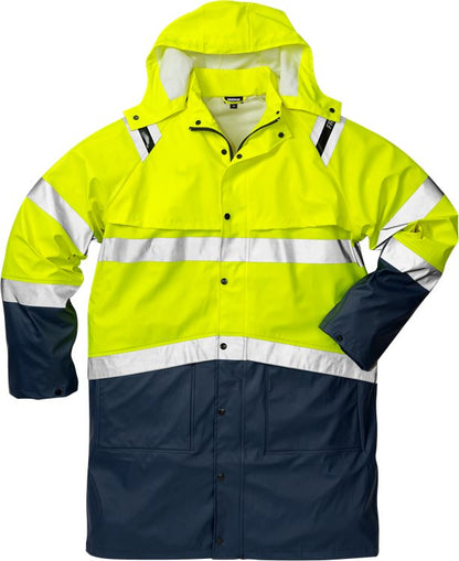 Fristads High vis regenjack CL.3 4634 RS (Geel/Navy)