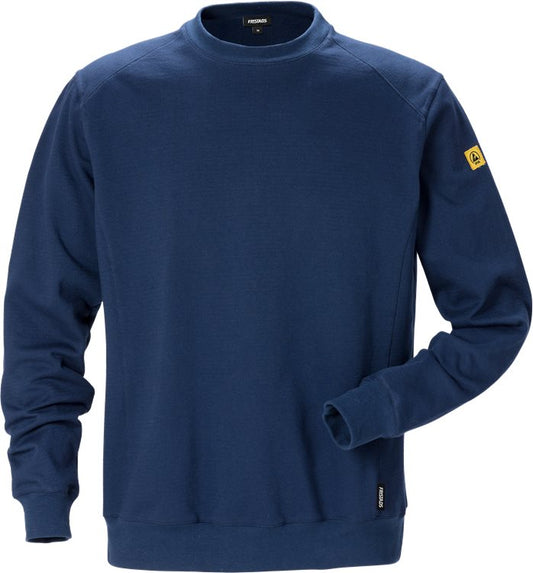 Fristads ESD sweatshirt 7083 XSM (Dark Navy)