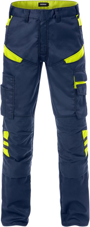 Fristads Broek 2555 STFP (Navy/Geel)