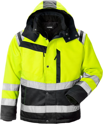 Fristads High vis winterjack CL.3 4043 PP (Geel/Zwart)
