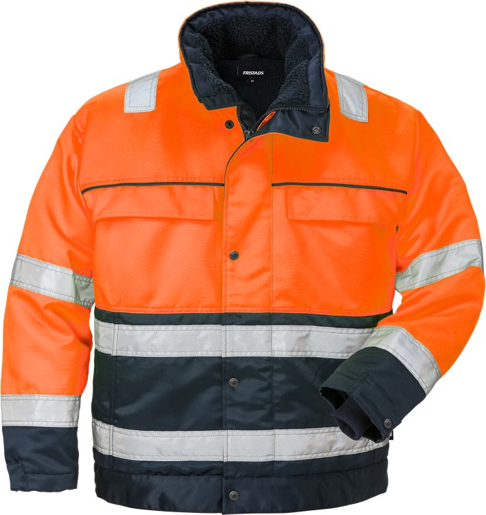 Fristads High vis winterjack CL.3 444 PP (Oranje/Navy)