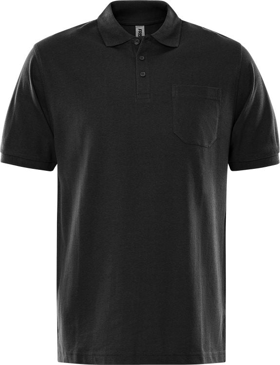 Fristads Acode heavy poloshirt 1721 PIQ (Zwart)