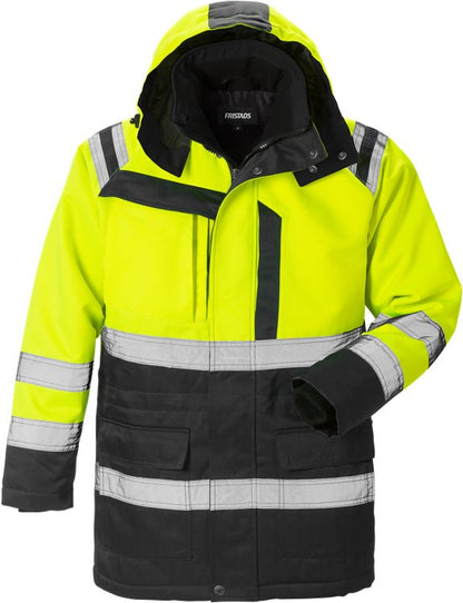 Fristads High vis winterparka CL.3 4042 PP (Geel/Zwart)
