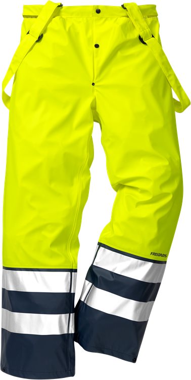 Fristads High vis regenbroek CL.2 2625 RS (Geel/Navy)