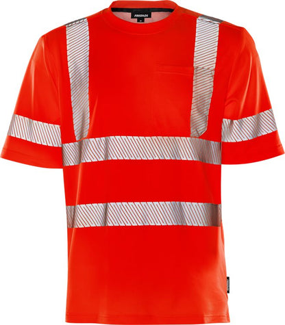 Fristads High vis T-shirt CL.3 7407 THV (Rood)