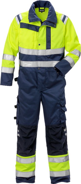 Fristads High vis overall CL.3 8026 PLU (Geel/Navy)