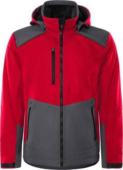 Fristads Softshell winterjack 4060 CFJ (Rood/Grijs)