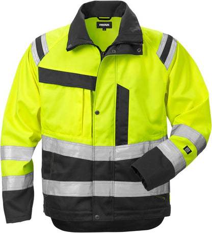 Fristads High vis jack CL.3 4026 PLU (Geel/Zwart)