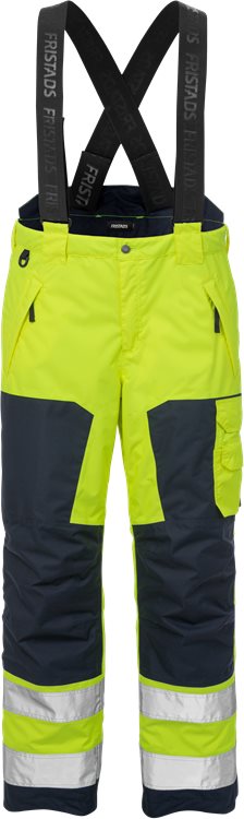 Fristads High vis Airtech winterbroek (Geel/Navy)