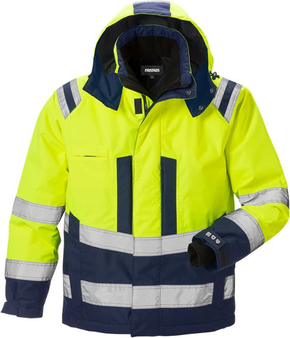 Fristads High vis Airtech winterjack CL.3 (Geel/Navy)
