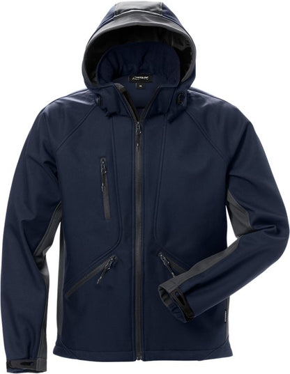 Fristads Acode WindWear softshelljack (Navy/Grijs)