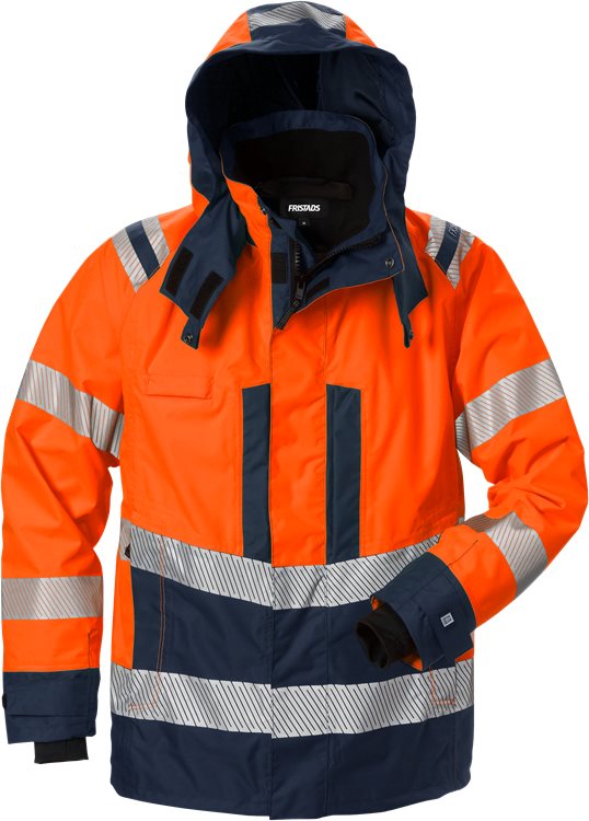 Fristads High Vis Airtech shelljack CL.3 (Oranje/Navy)
