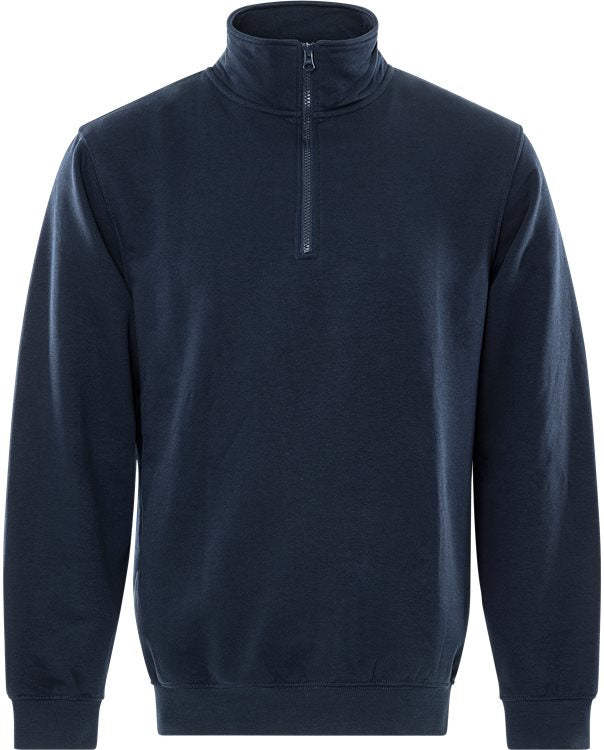 Fristads Acode sweatshirt korte rits (Dark Navy)