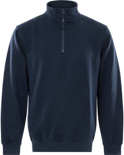Fristads Acode sweatshirt korte rits (Dark Navy)