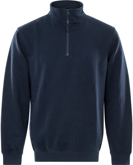 Fristads Acode sweatshirt korte rits (Dark Navy)