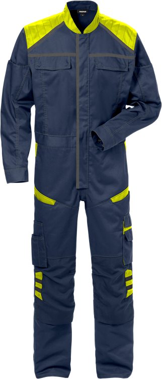 Fristads Overall 8555 STFP (Navy/Geel)