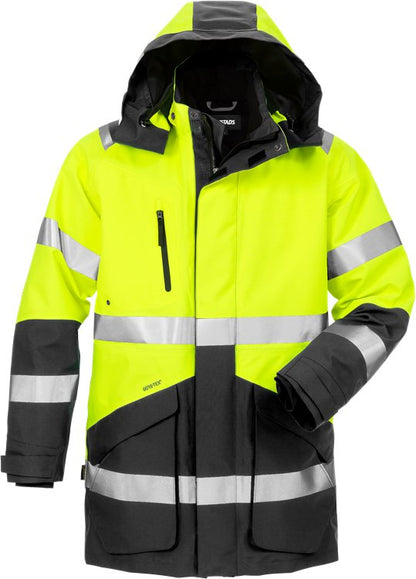 Fristads High vis GTX winterparka (Geel/Zwart)