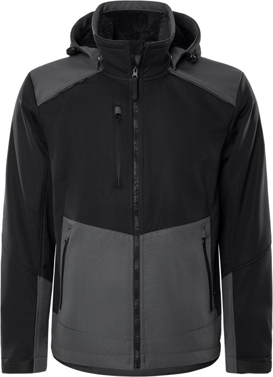 Fristads Softshell winterjack 4060 CFJ (Zwart/Grijs)