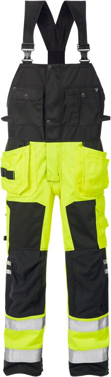 Fristads High vis Amerikaanse overall (Geel/Zwart)