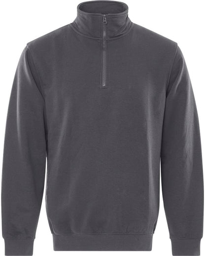 Fristads Acode sweatshirt korte rits (Donker Grijs)