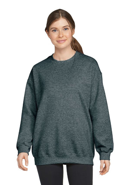 Gildan Sweater Cneck Softstyle unisex (Dark Heather)