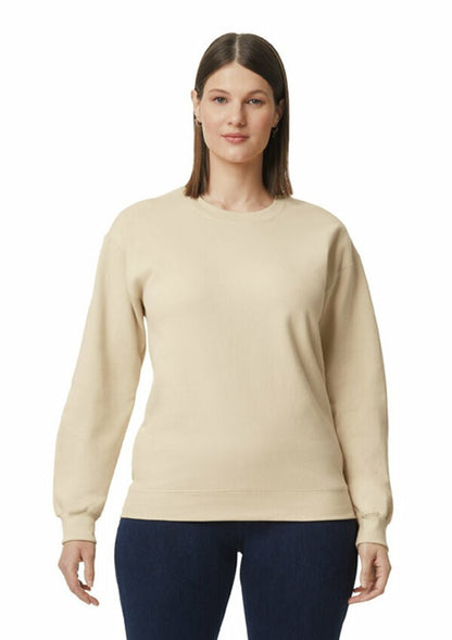 Gildan Sweater Cneck Softstyle unisex (38 Sand)