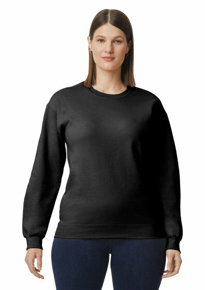 Gildan Sweater Cneck Softstyle unisex (36 Zwart)