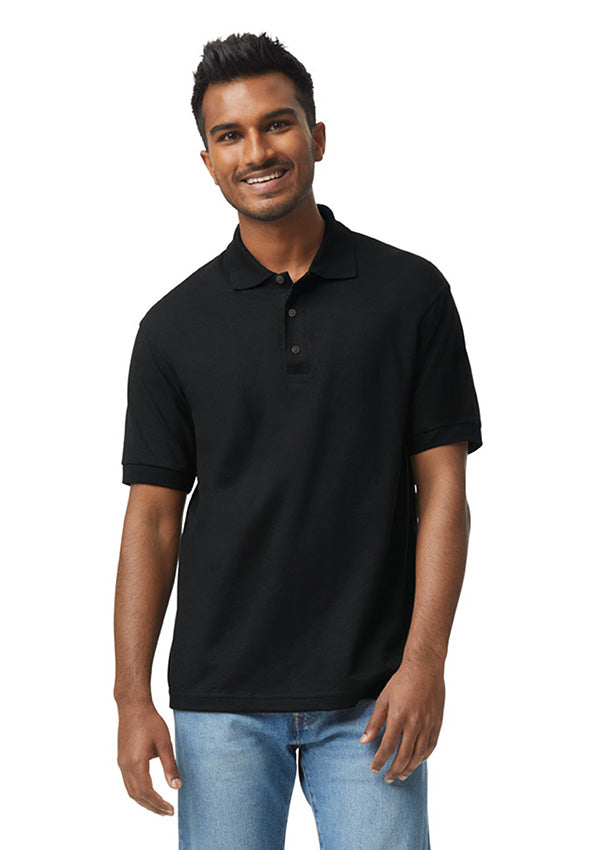 Gildan Polo Dryblend Jersey SS (426 Black)