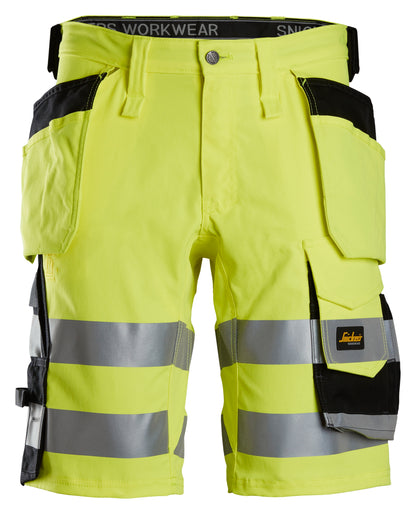 Snickers High-Vis KL1 Stretch Korte Werkbroek Holsters 6135