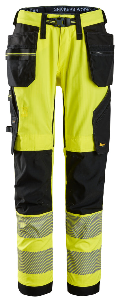 Snickers High-Vis KL2 Stretch Werkbroek Holsterzakken 6943